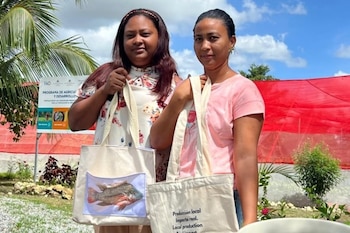 La comunidad de María Ruiz produce lechuga, apio, espinaca, rúcula y tomate para abastecer hogares, hoteles y comercios de la región Este. (Foto cortesía FAO)