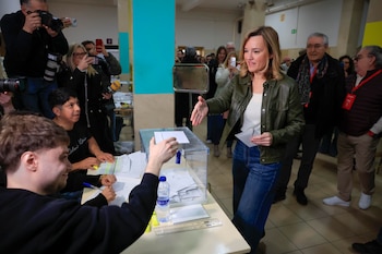 Pilar Alegría, candidata del PSOE