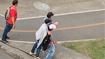 Pelea a machete cerca al