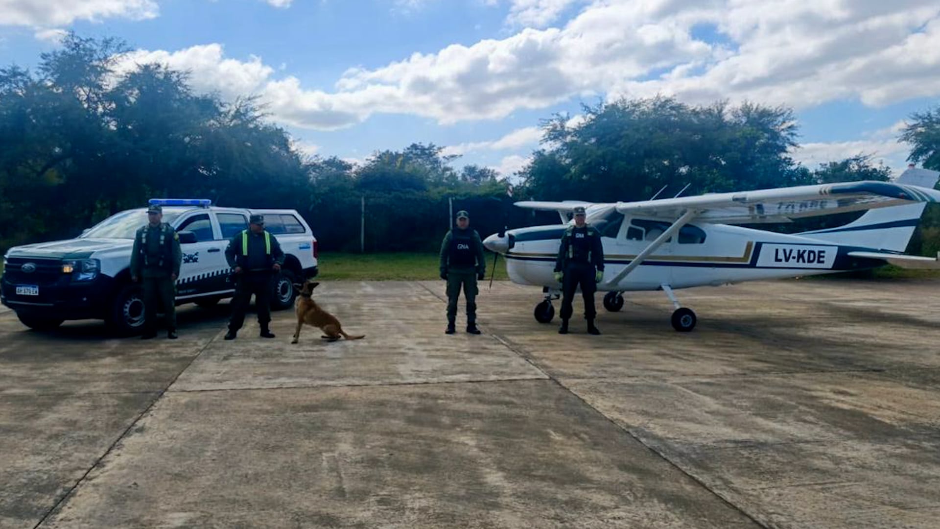 El operativo lo llevó adelante la Gendarmería Nacional