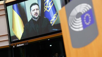Zelenski pide ante la Eurocámara