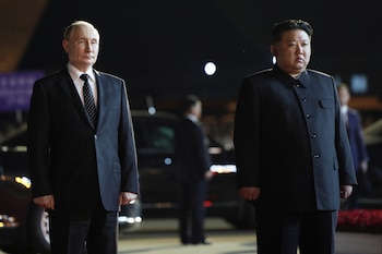 Vladimir Putin y Kim Jong-un fortalecieron las relaciones entre los regímenes de Rusia y Corea del Norte (Sputnik/Gavriil Grigorov/Pool via REUTERS)