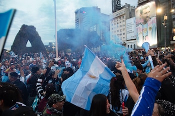 Festejos Argentina Inglaterra en el Mundial 2026 - Obelisco
