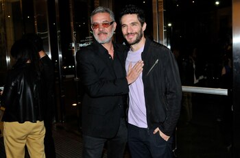 Michel Noher acompañó a su