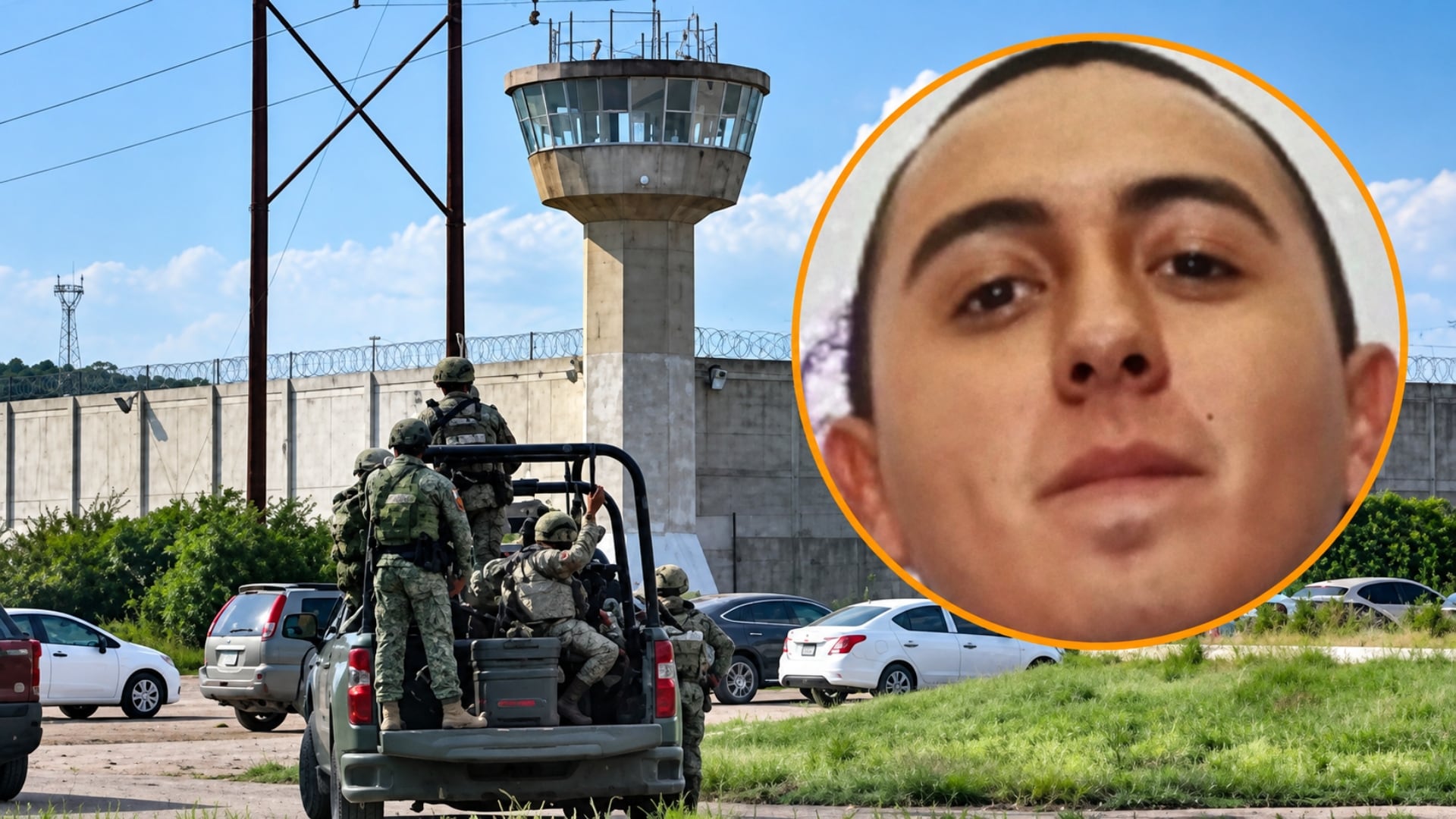 Elementos de seguridad resguardan un penal en Mazatlán tras el motín donde falleció El Owen, presunto integrante de Los Chapitos. (CUARTOOSCURO / X)