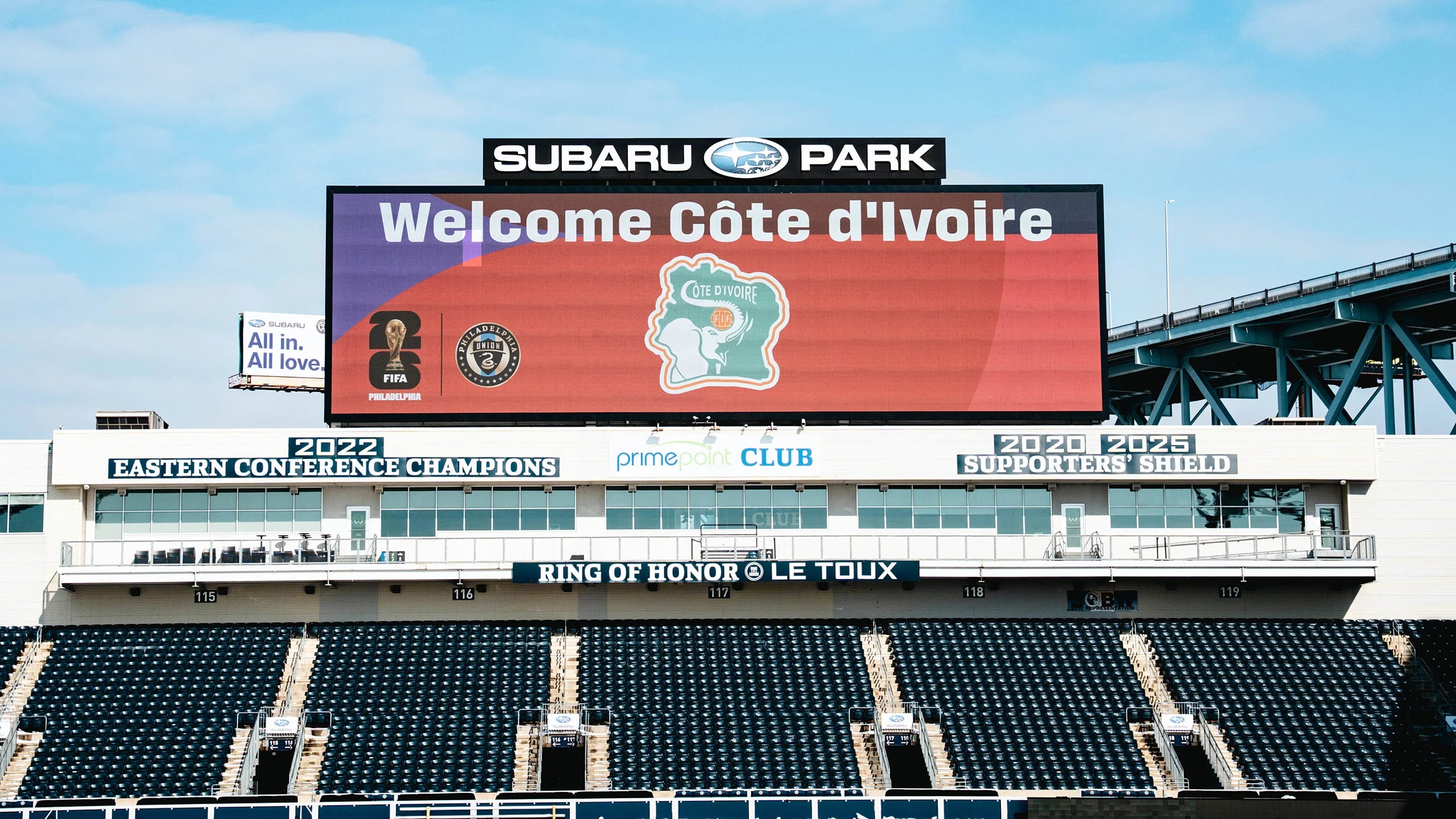 El Subaru Park será el estadio en donde Costa de Marfil realice sus entrenamientos para enfrentar a los rivales del Grupo E - crédito Philadelphia Union