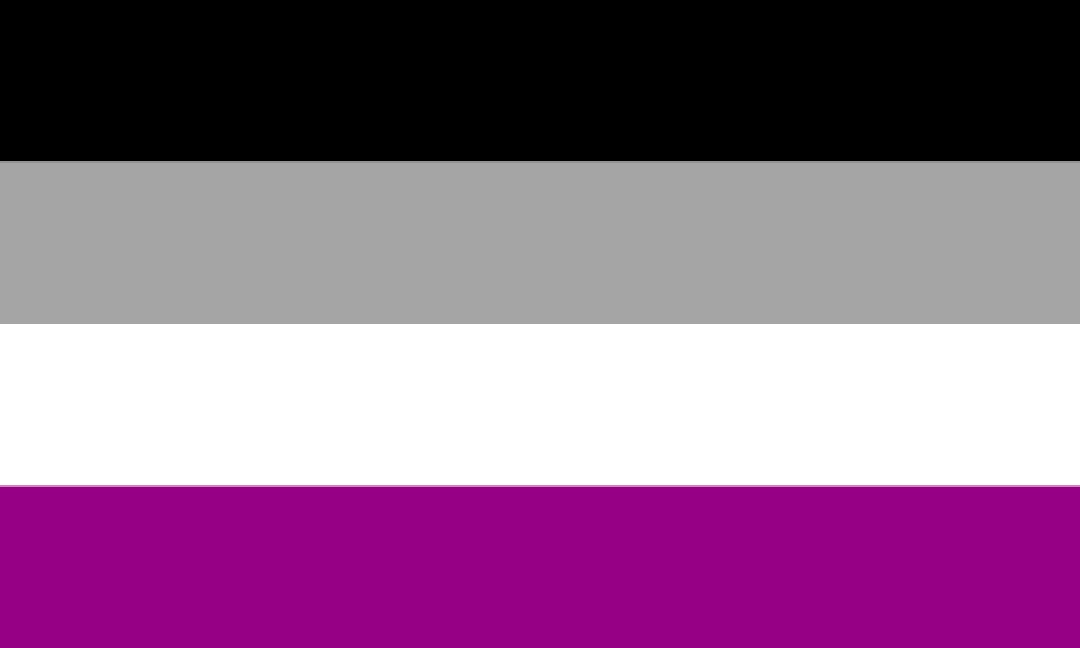 Esta es la bandera asexual