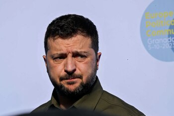 Foto archivo. Volodímir Zelensky, EFE/ Miguel Angel Molina