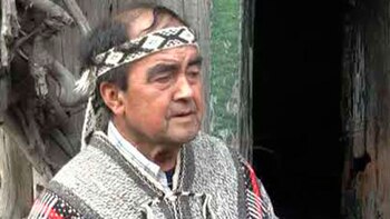 El lonko de la comunidad