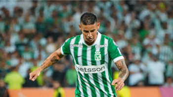 Cuándo volverá a jugar James Rodríguez con Atlético Nacional tras su ausencia vs. Boyacá Chicó