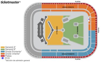 Mapa Estadio 3 de Marzo