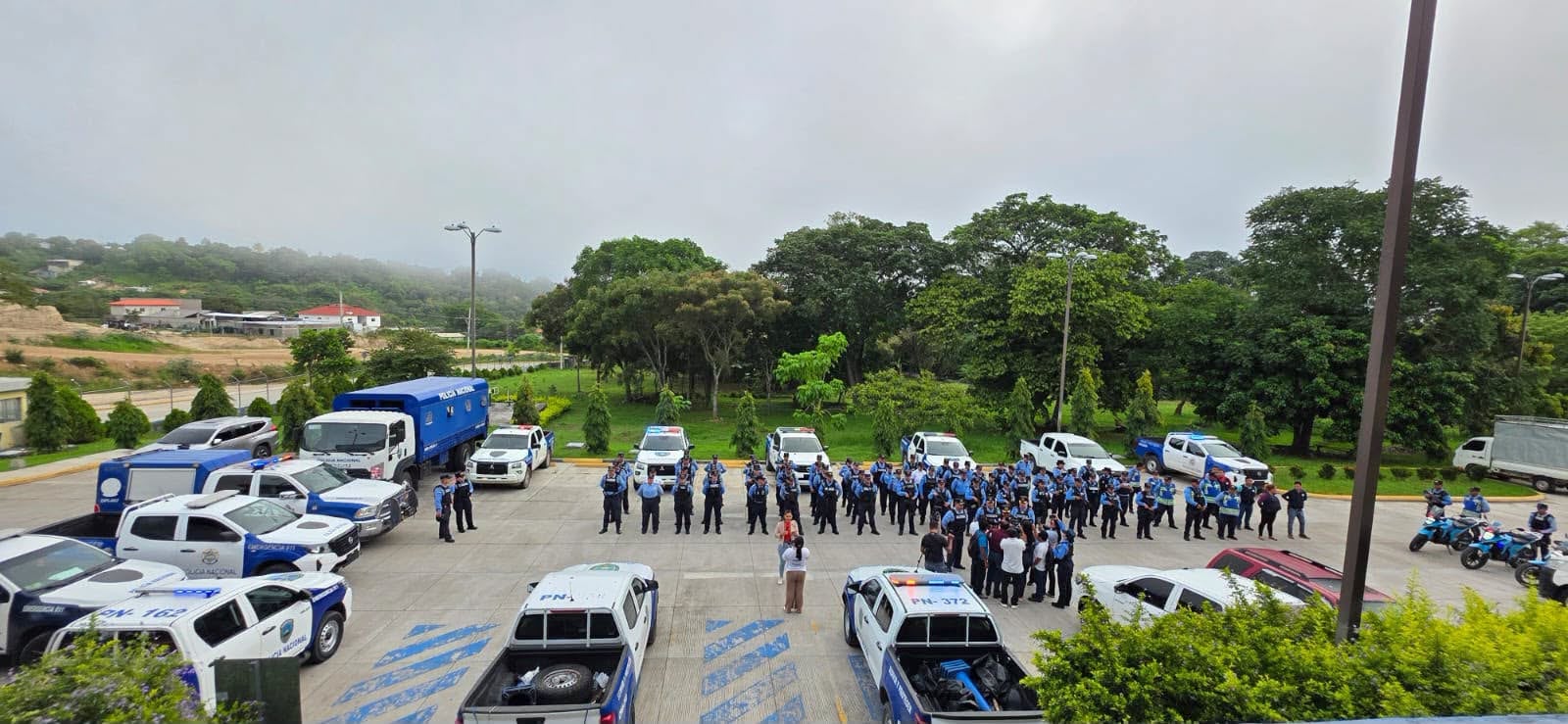 Los miembros del Directorio Estratégico fueron ubicados en puntos considerados prioritarios para el desarrollo de las operaciones. (Foto: Policía Nacional)