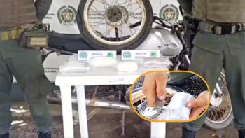 Transportaban cocaína en la llanta