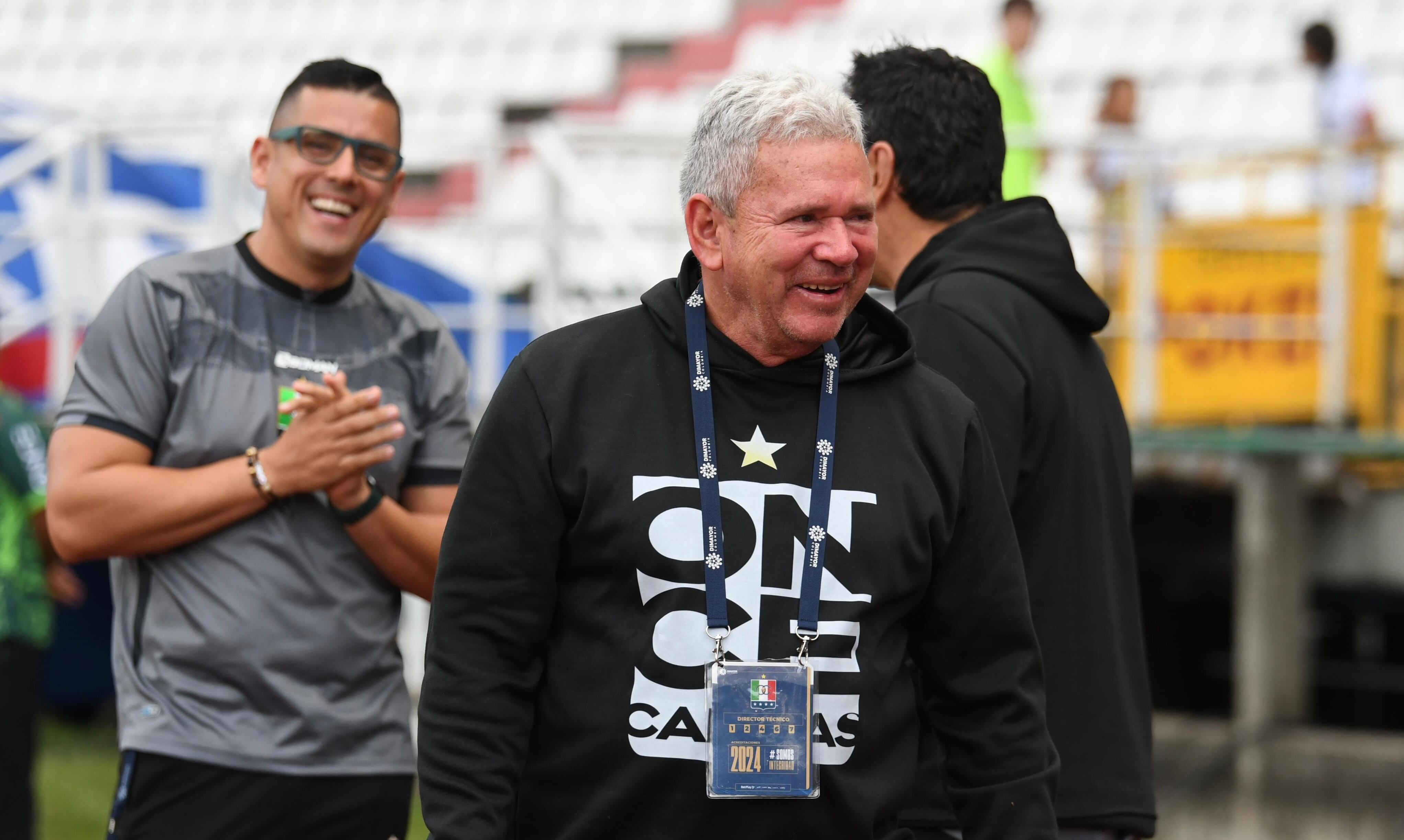 El técnico de Once Caldas, Hernán Darío Herrera, aspira a aprovechar la condición de local para llegar a la final de la Liga BetPlay - crédito Colprensa