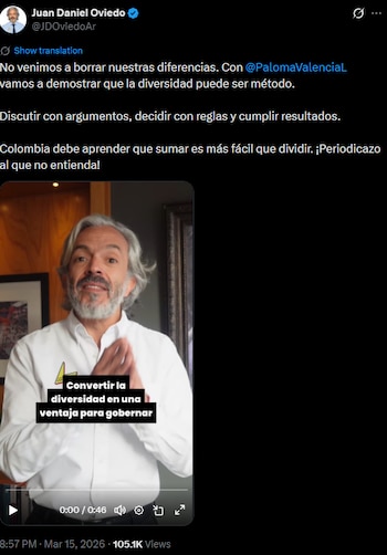 Juan Daniel Oviedo defendió la