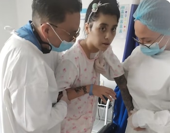 La joven demostró lo difícil que fue su proceso de recuperación - crédito Paula Pardo / Instagram