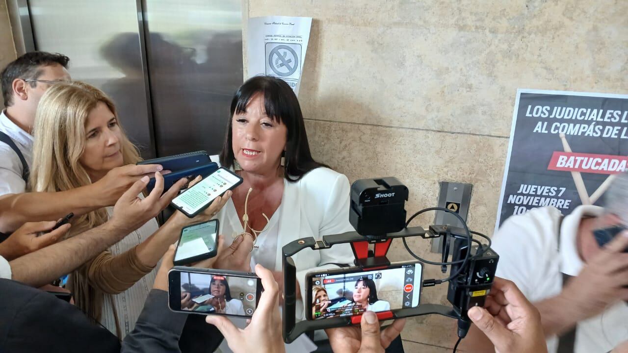 La abogada Mariana Barbitta defiende a Fernández en la causa Seguros (Maximiliano Luna)