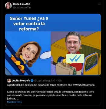 La coordinadora de los legisladores