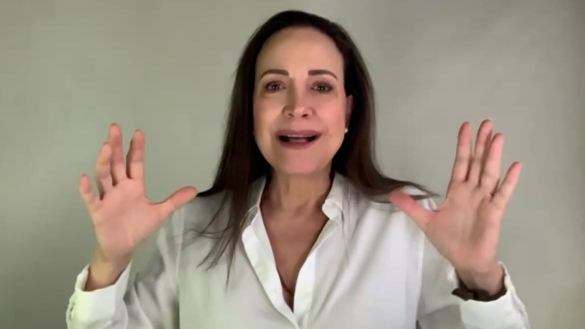 María Corina Machado afirmó que “el futuro de la democracia del hemisferio se está labrando en tierra venezolana”
