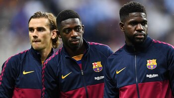 Antoine Griezmann, Ousmane Dembele y