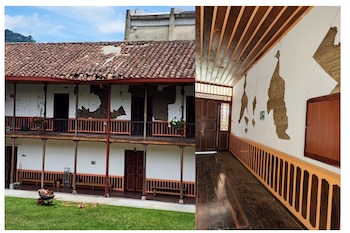 La Escuela Apostólica de Santa Rosa quedó gravemente afectada por el terremoto de magnitud 7,4, que dejó daños estructurales en distintas edificaciones de la zona - crédito @mincultura/X