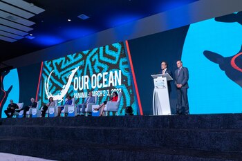 El anuncio sobre la creación de la reserva marina sucedió en el evento Our Ocean 2023.