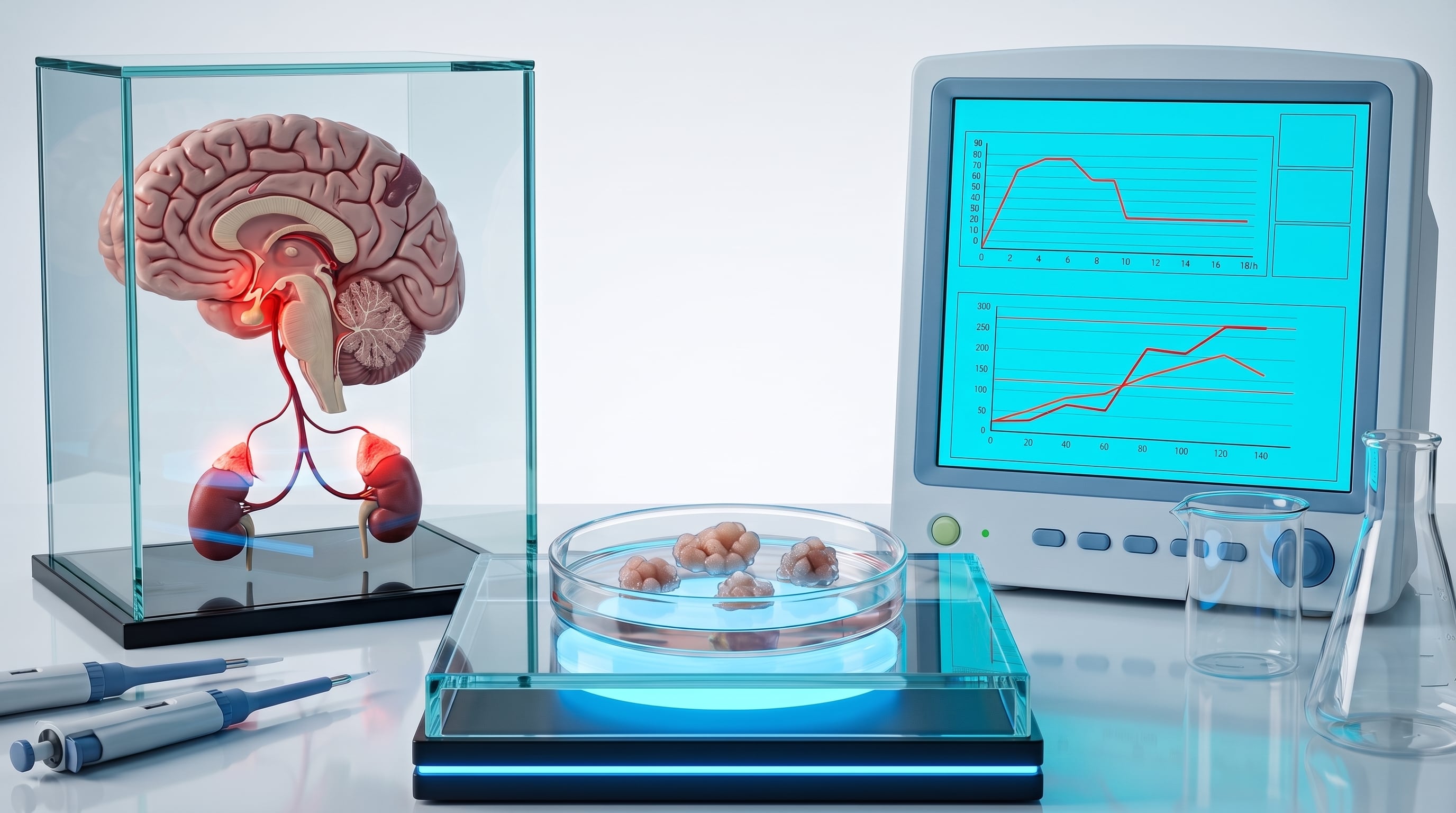 El funcionamiento del injerto en el primate incrementó las concentraciones de cortisol y frenó la pérdida de peso corporal. (Imagen Ilustrativa Infobae)