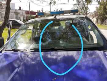 Tras la persecución así quedó