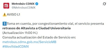 Avance en tiempo real de