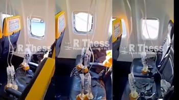 Terror en un vuelo de Ryanair Grecia-Alemania: una ventanilla se rompe en el aire y obliga a aterrizar de emergencia