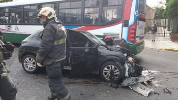 El coche siniestrado