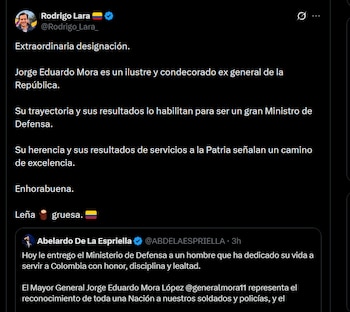 Rodrigo Lara - crédito @Rodrigo_Lara_/X