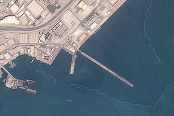 Imagen satelital muestra la sede