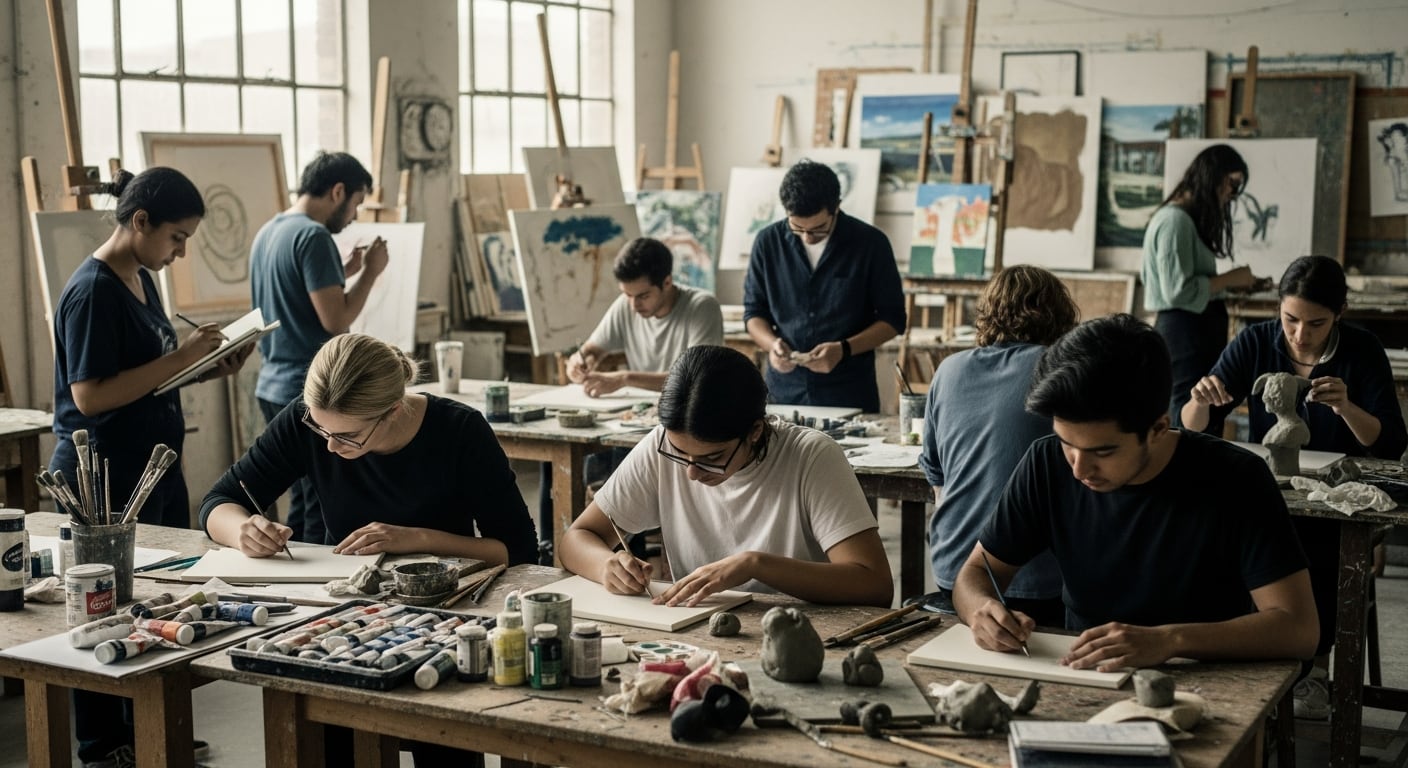 El objetivo de estas jornadas es reflexionar sobre la creatividad, la construcción de comunidades educativas abiertas y el papel de la creación plástica como puente entre identidades culturales. (Imagen Ilustrativa Infobae)