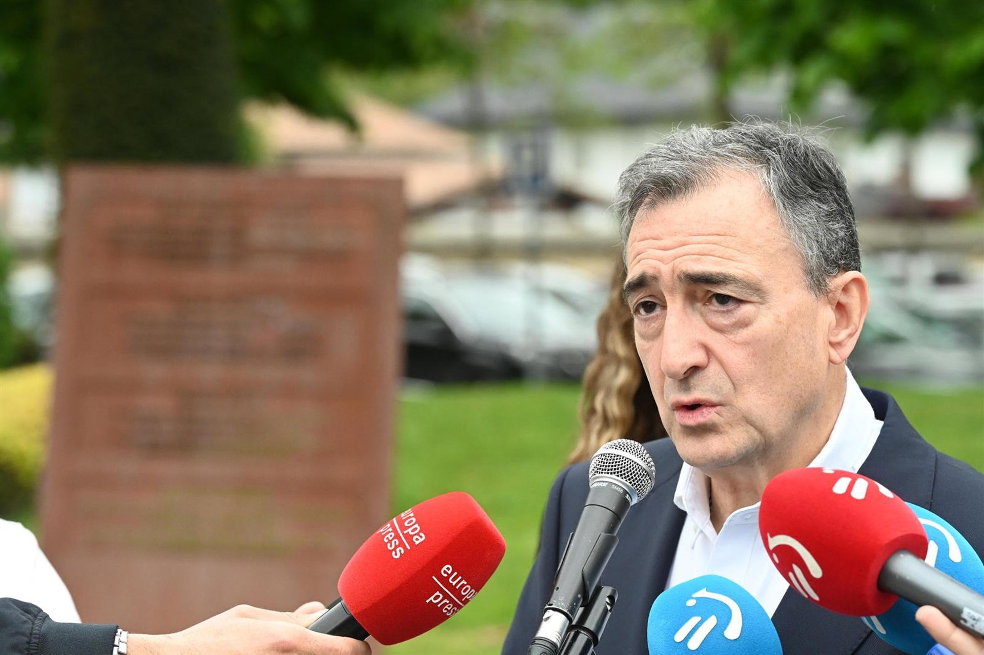 26/04/2026 El presidente del PNV, Aitor Esteban, hace declaraciones en Gernika
POLITICA ESPAÑA EUROPA PAÍS VASCO
DAVID DE HARO-EUROPA PRESS