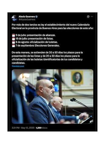 El Senado bonaerense aprobó la ampliación de plazos electorales en PBA y resta la sanción en Diputados