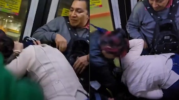 El video muestra a ambas