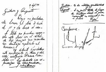 Carta del almirante Merino a