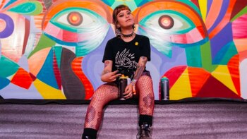 Con Ledania, el arte urbano