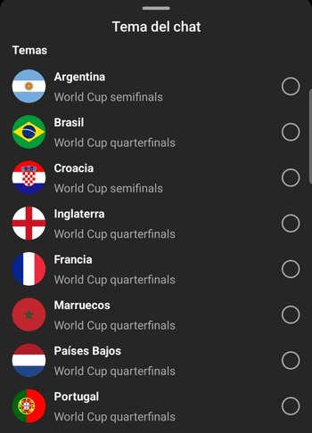 Temas del Mundial en Facebok