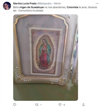 Mensajes de los devotos colombianos a la Virgen de Guadalupe