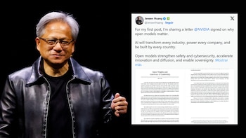 Jensen Huang, CEO de Nvidia, publica por primera vez en X: carta para pedir IA sin restricciones
