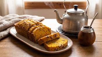Receta de budín de zanahoria y cúrcuma, rápida y fácil
