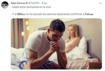 Memes del fallido fichaje de Falcao a Millos.