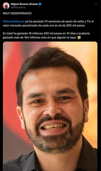 Jorge Álvarez Máynez habría gastado