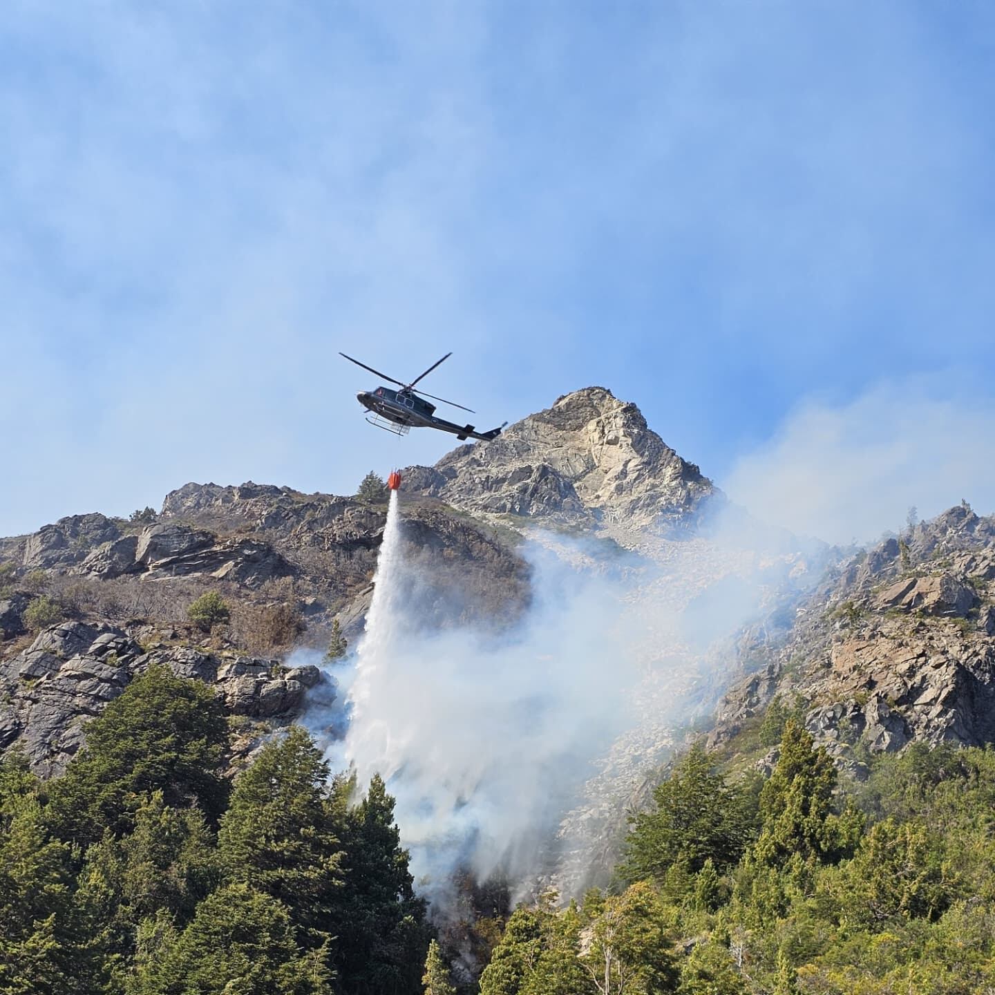 Los aviones hídricos que trabajaron durante los combates