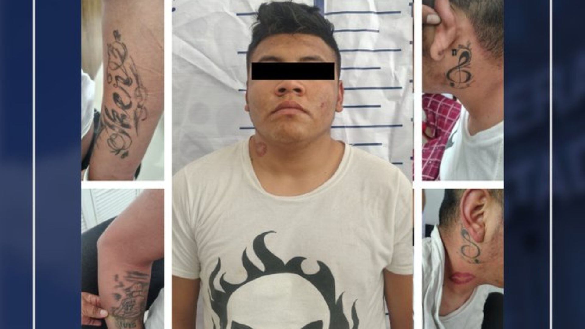 Luis Ángel N., identificado por la Fiscalía de Puebla como objetivo prioritario y generador de violencia en el “Triángulo Rojo”. (FGE Puebla)