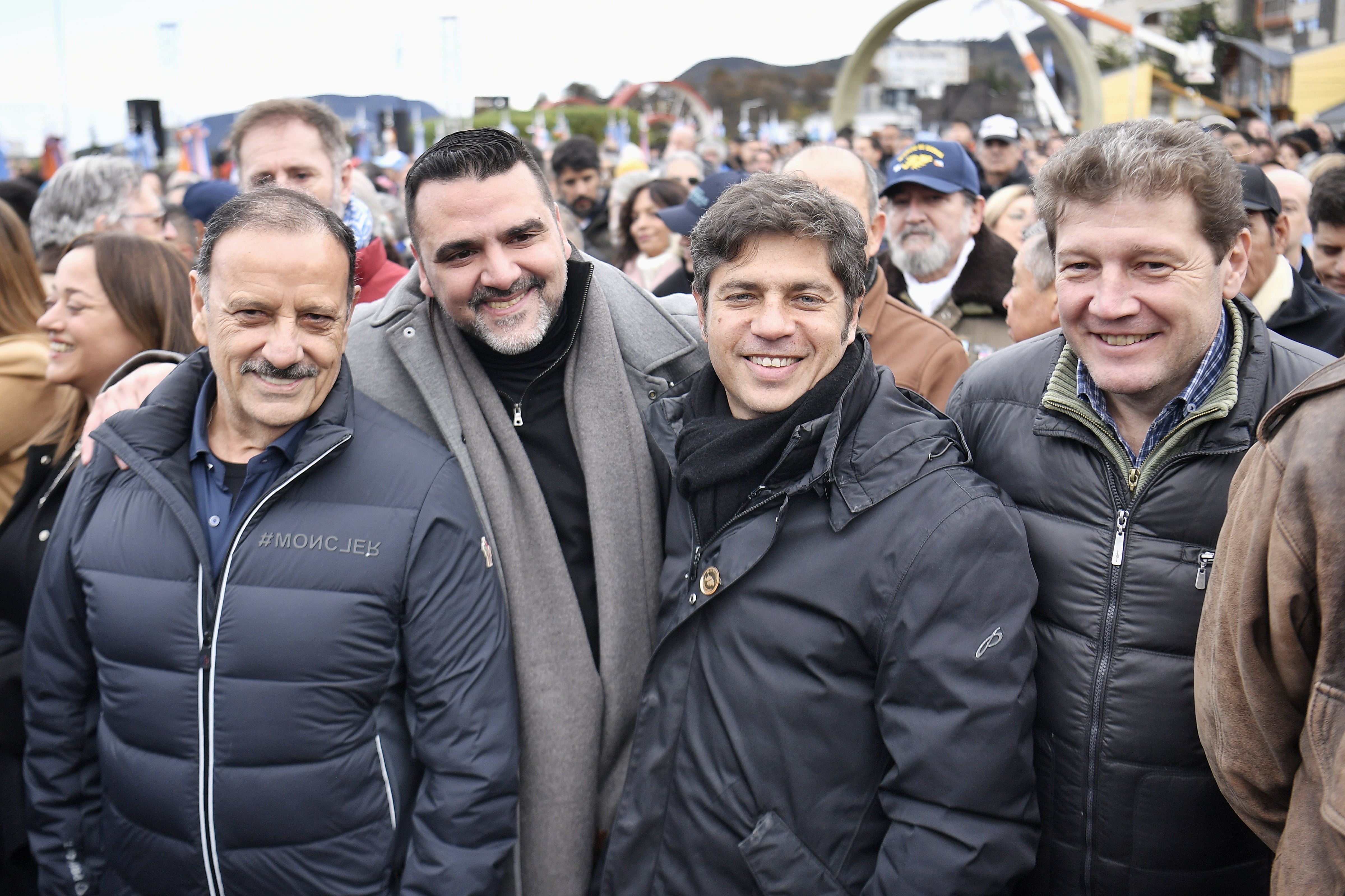 Quintela, Vuoto, Kicillof y Melella