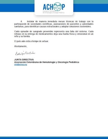 La Achop denuncia que los