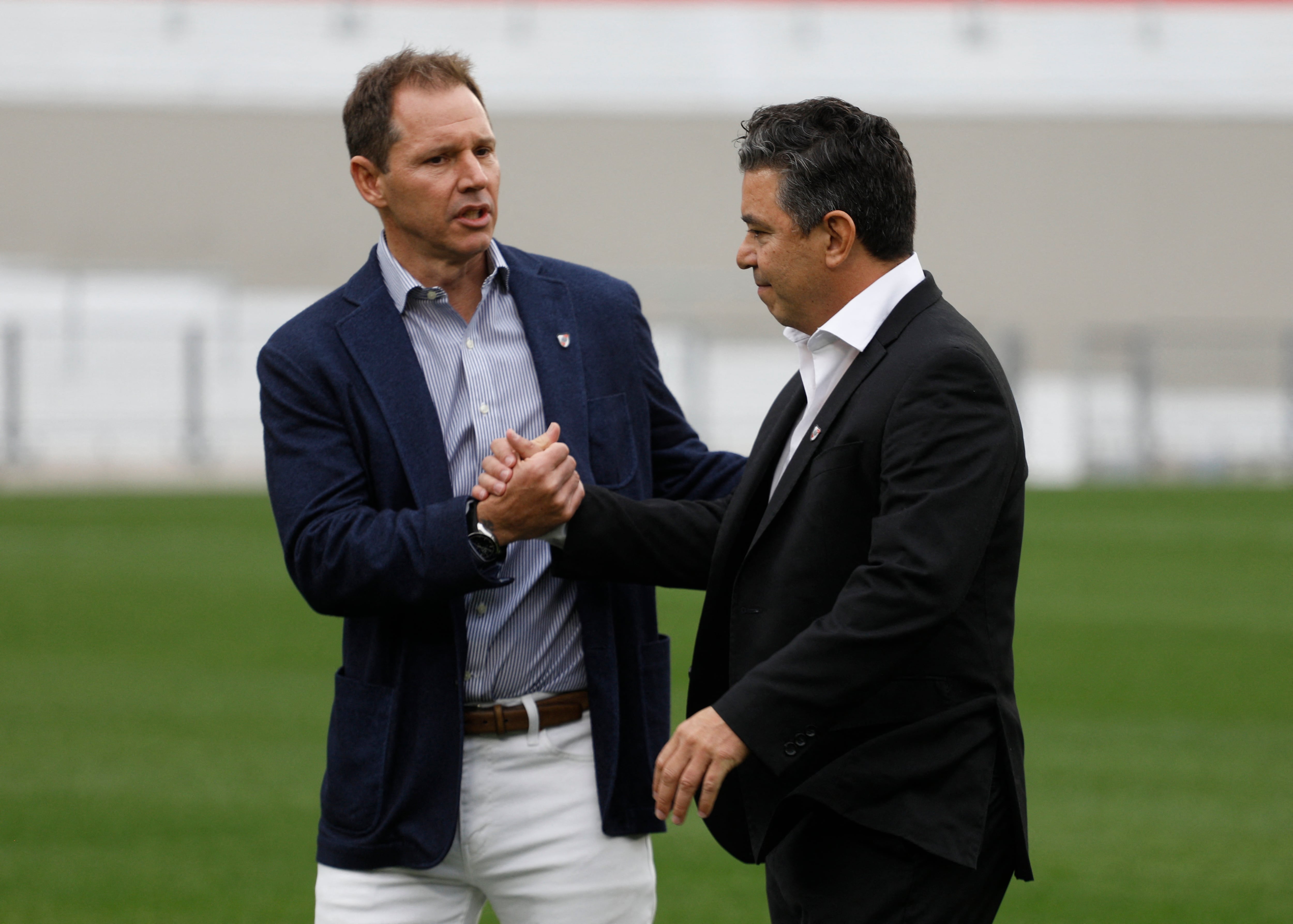 Jorge Brito le dedicó una publicación a Gallardo para despedirlo (REUTERS/Cristina Sille)